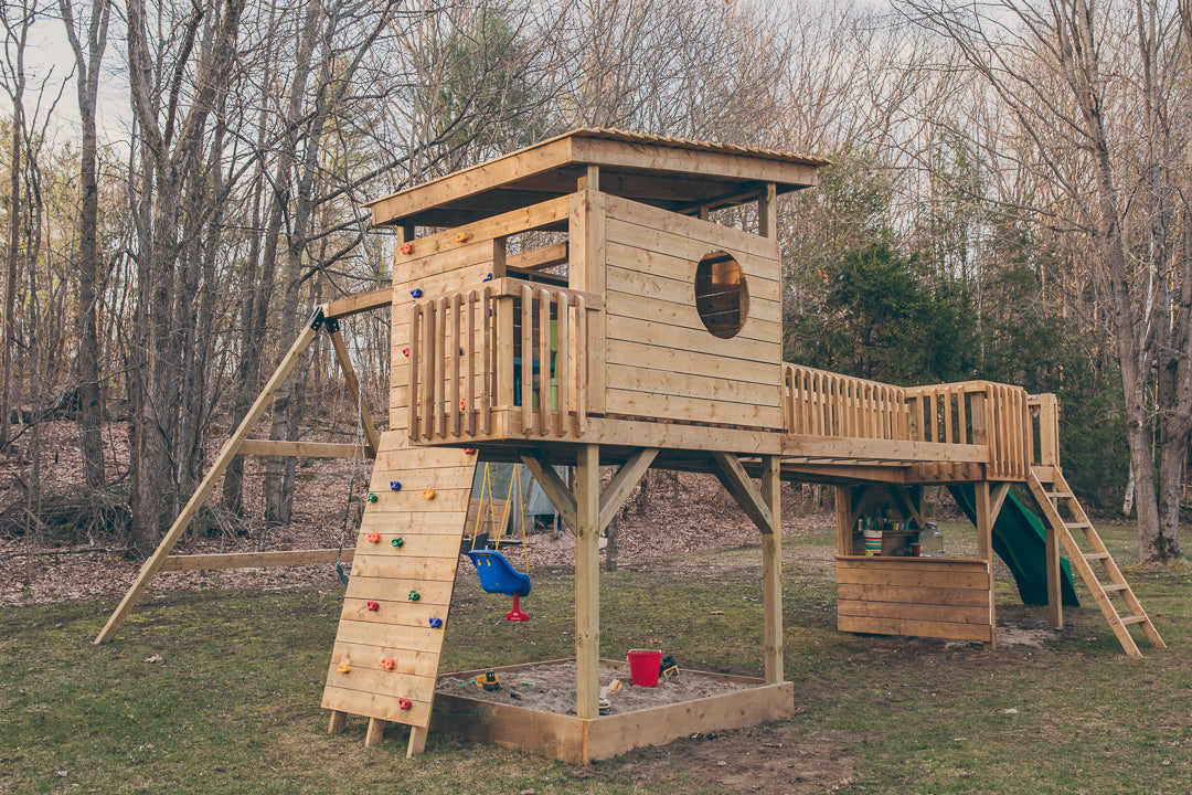 DIY Swingset Playset PDF Building Plans