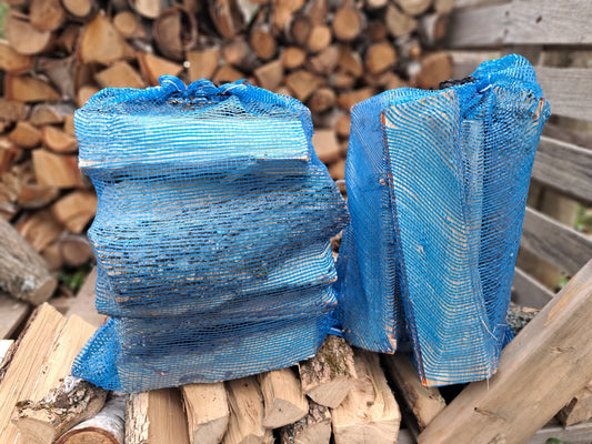 Premium 20x24 Mesh Firewood Bags (50 bags)