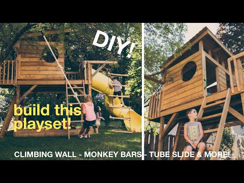 sandbox playset building plans video