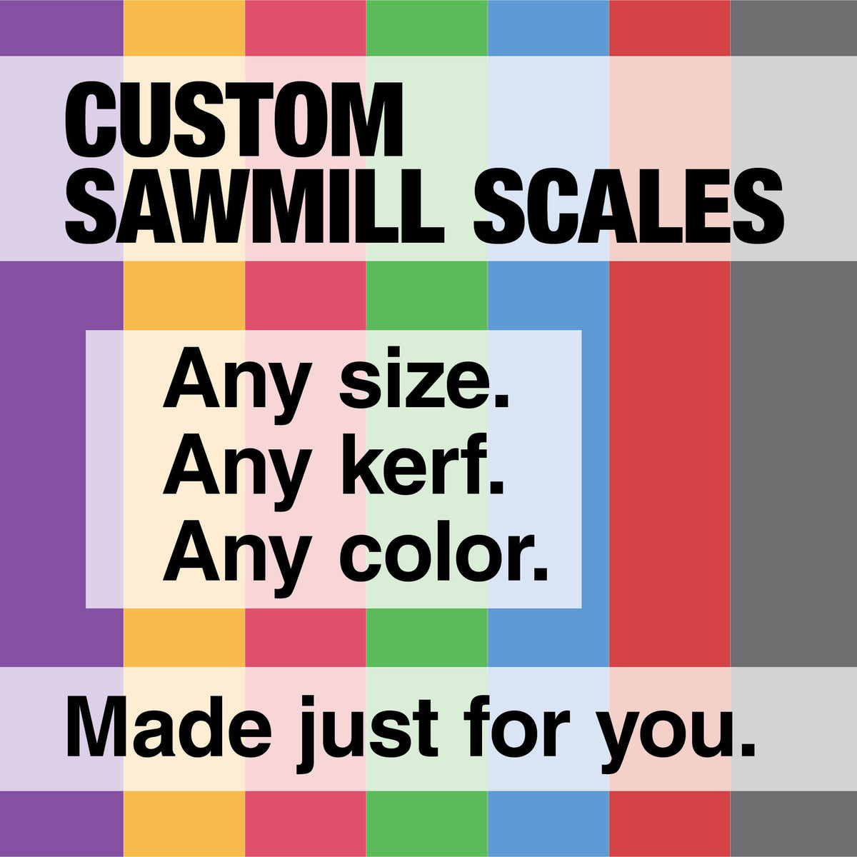 Custom Sawmill Scales (made to order)