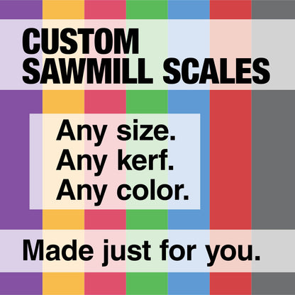 Custom Sawmill Scales (made to order)